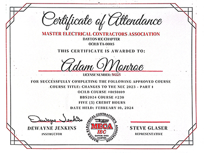 certification